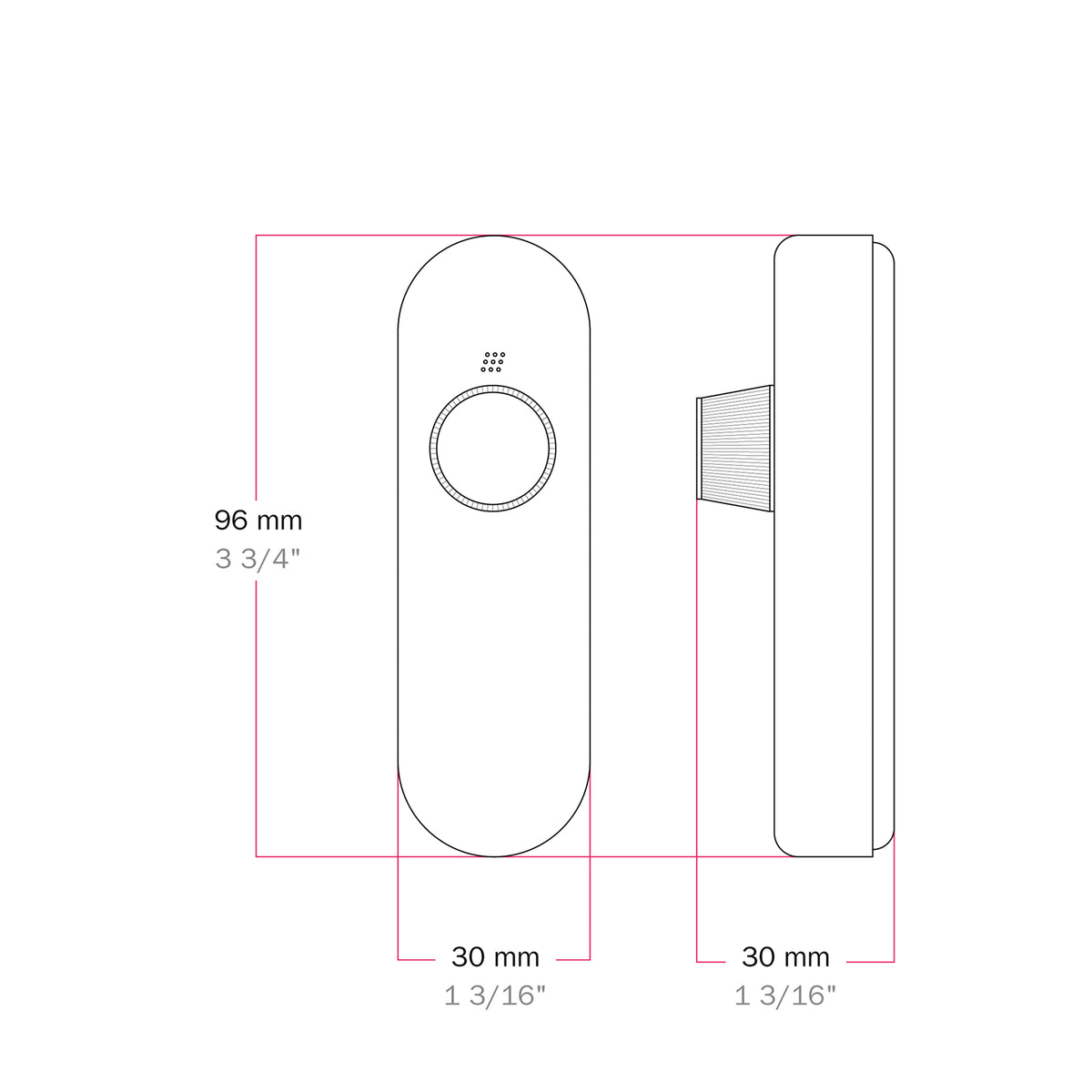 Dimmer universale per lampade da tavolo con pulsante rotativo per lampadine LED e incandescenza - Trasparente