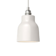 Paralume Vaso in ceramica, collezione Materia - Made in Italy - Bianco lucido