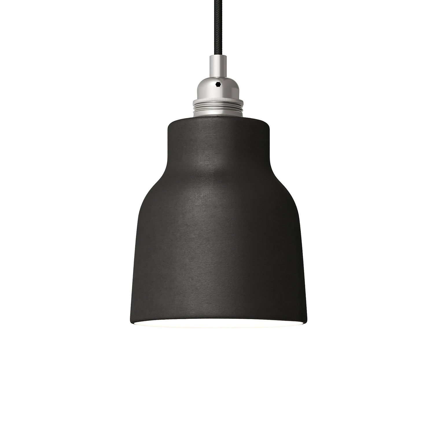 Paralume Vaso in ceramica, collezione Materia - Made in Italy - Lavagna