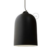 Campana, paralume XL in ceramica per sospensione - Made in Italy - Lavagna