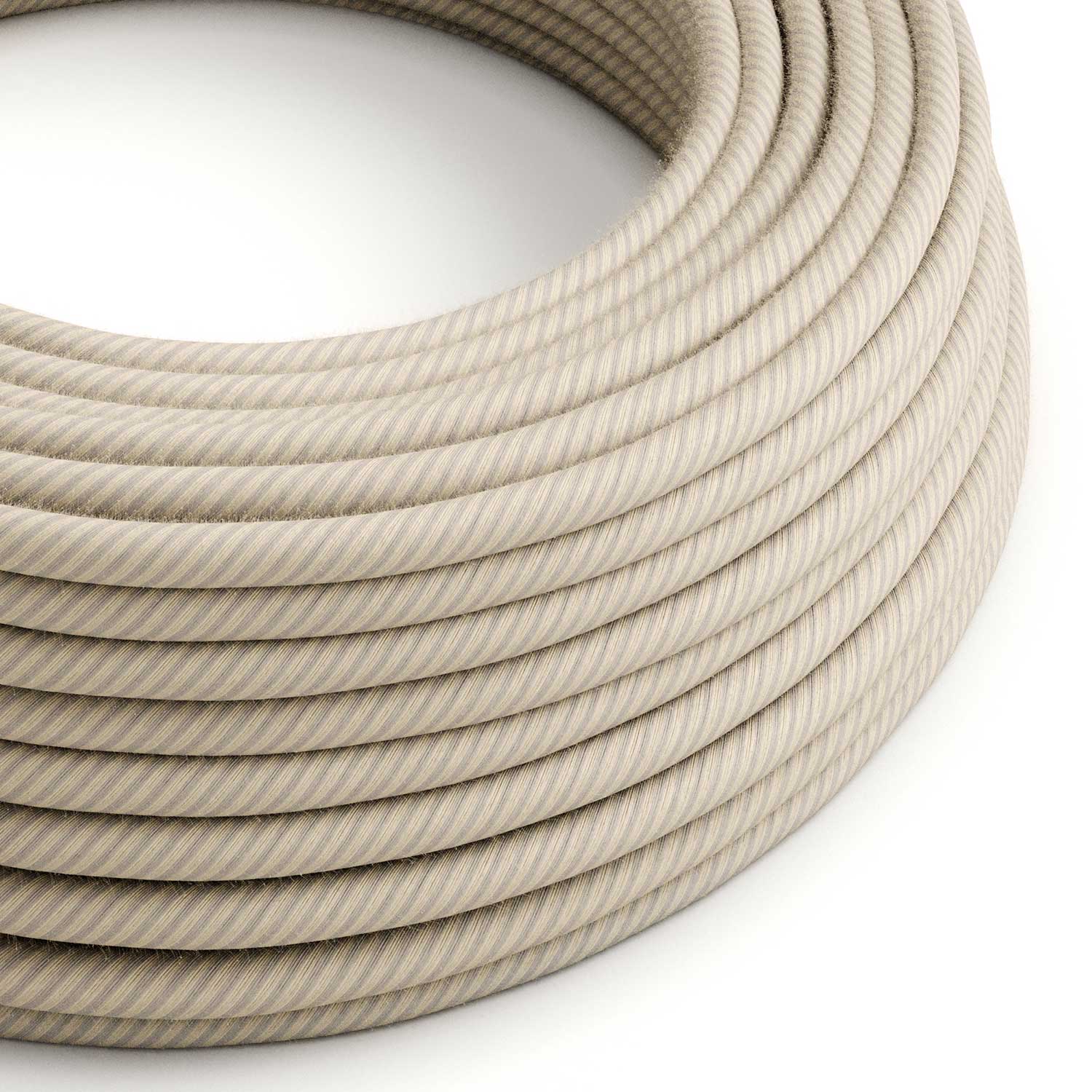 Cavo tessile in cotone e lino Paglia Vertigo - L'Originale Creative Cables, per valorizzare i tuoi lampadari - ERD20