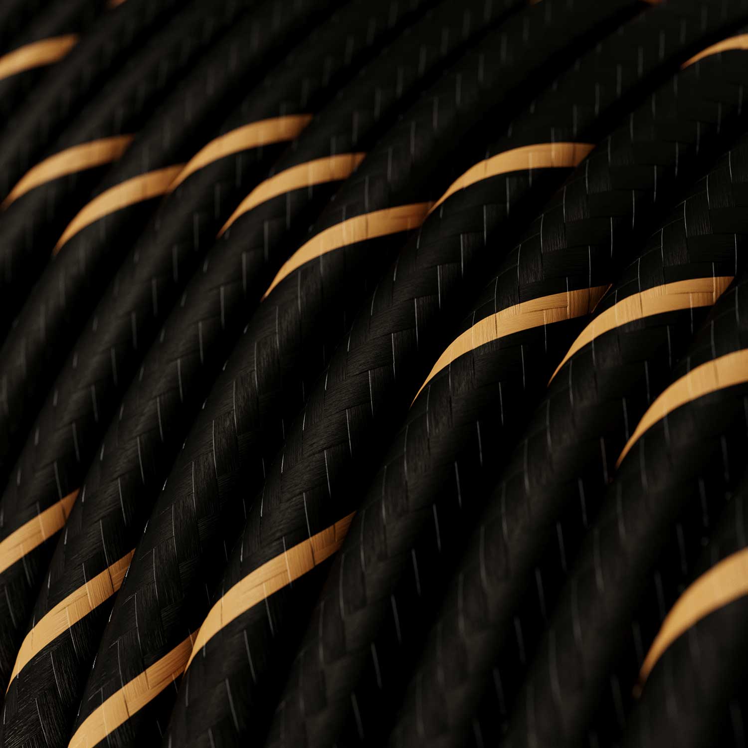 Lampada a sospensione con paralume classico SHHANDELIER in materiale fonoassorbente  - Nero melange