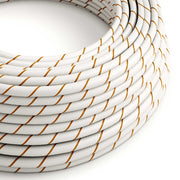Corda elettrica in tessuto Schiuma di Birra Vertigo - L'Originale Creative Cables, ideale per lampade moderne - ERM43