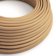 Cavo per illuminazione Bianco Ottico e Whiskey Vertigo - L'Originale Creative Cables, per lampade classiche e moderne - ERM49
