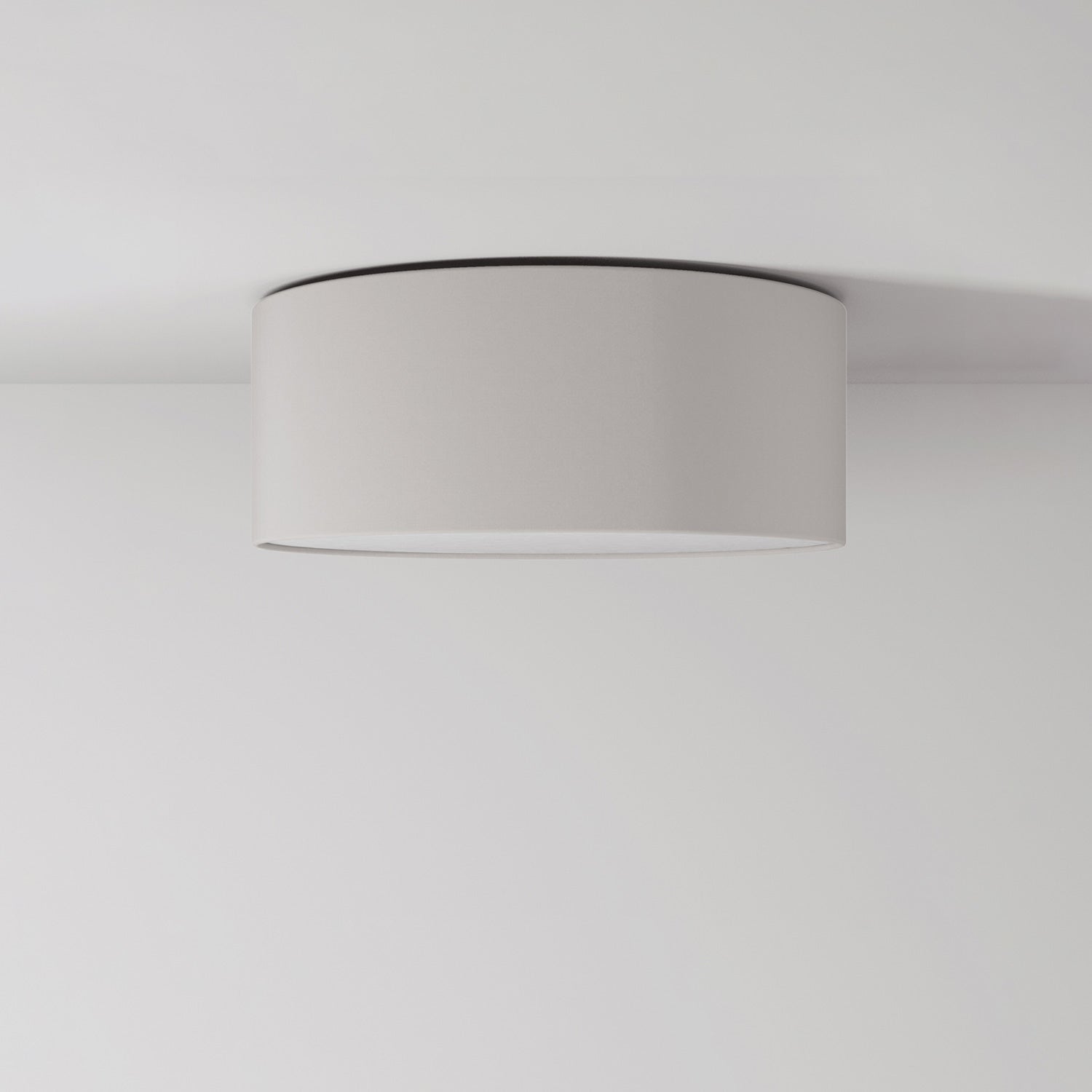 Plafoniera in tessuto Small Arenal sabbia - Made in Italy