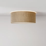 Plafoniera in tessuto Small Juta naturale - Made in Italy