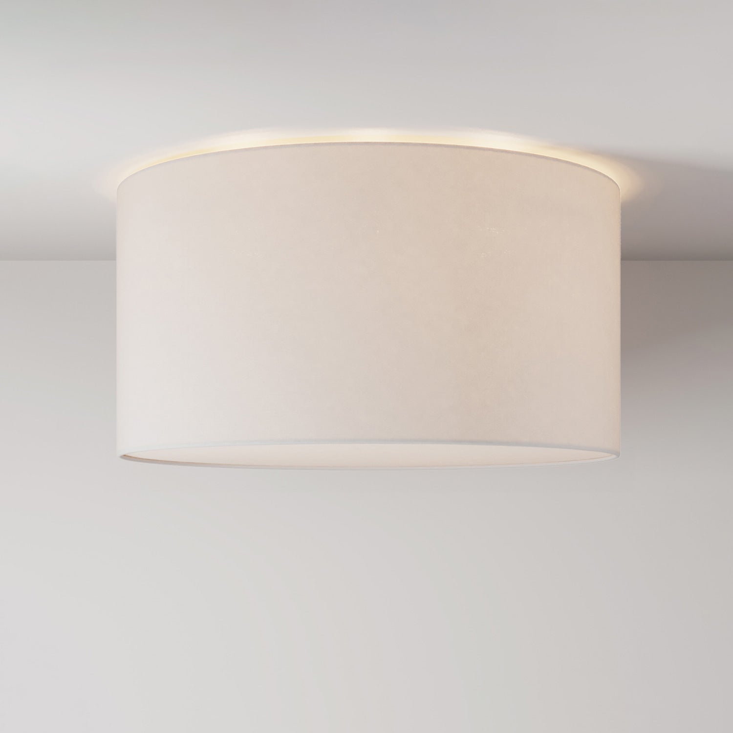 Plafoniera in tessuto Medium Arenal sabbia - Made in Italy