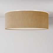 Plafoniera in tessuto Large Juta naturale - Made in Italy