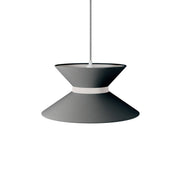Paralume in tessuto Clessidra Teletta grigio scuro - Made in Italy