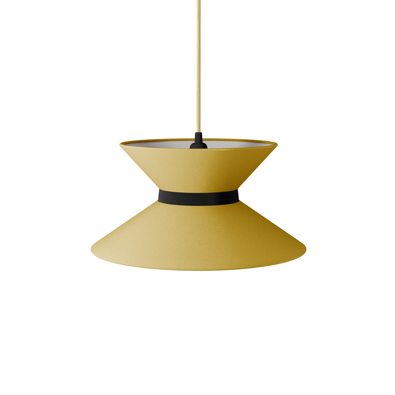 Paralume in tessuto Clessidra Arenal oro - Made in Italy