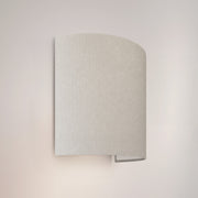 Applique Ventola con paralume in tessuto Lino crudo - Made in Italy