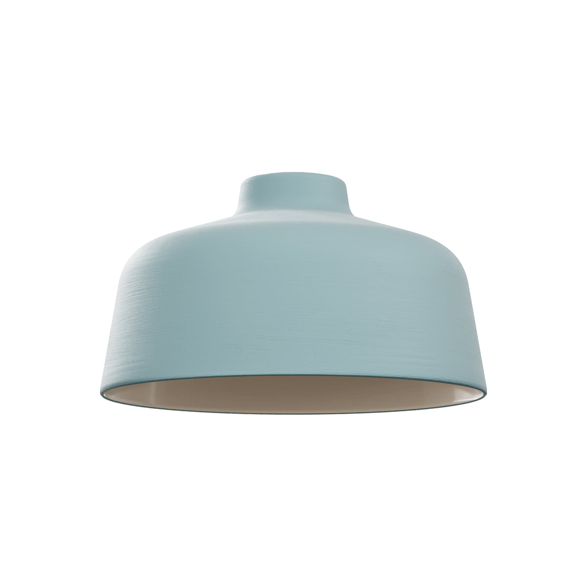 Paralume Coppa in ceramica per lampadario - Azzurro / Bianco