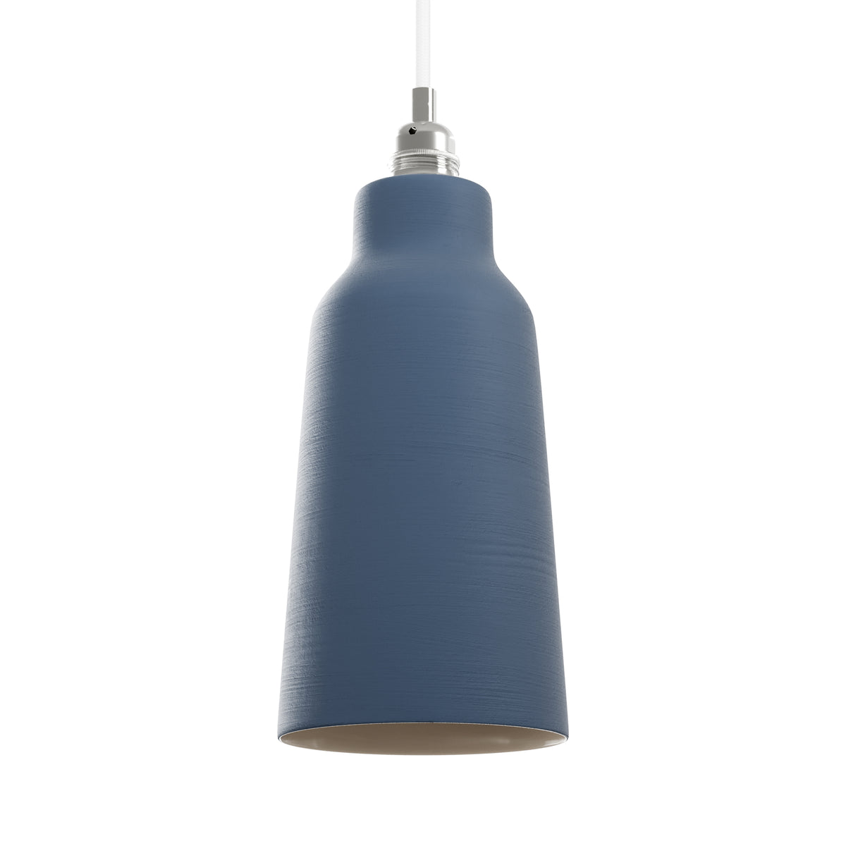 Paralume Bottiglia in ceramica per lampadario - Avion / Bianco