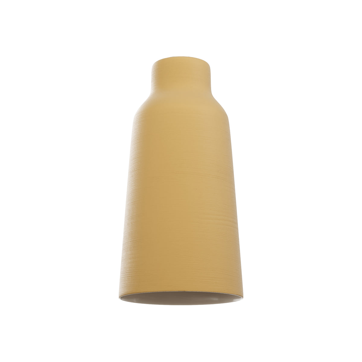 Paralume Bottiglia in ceramica per lampadario - Giallo / Bianco