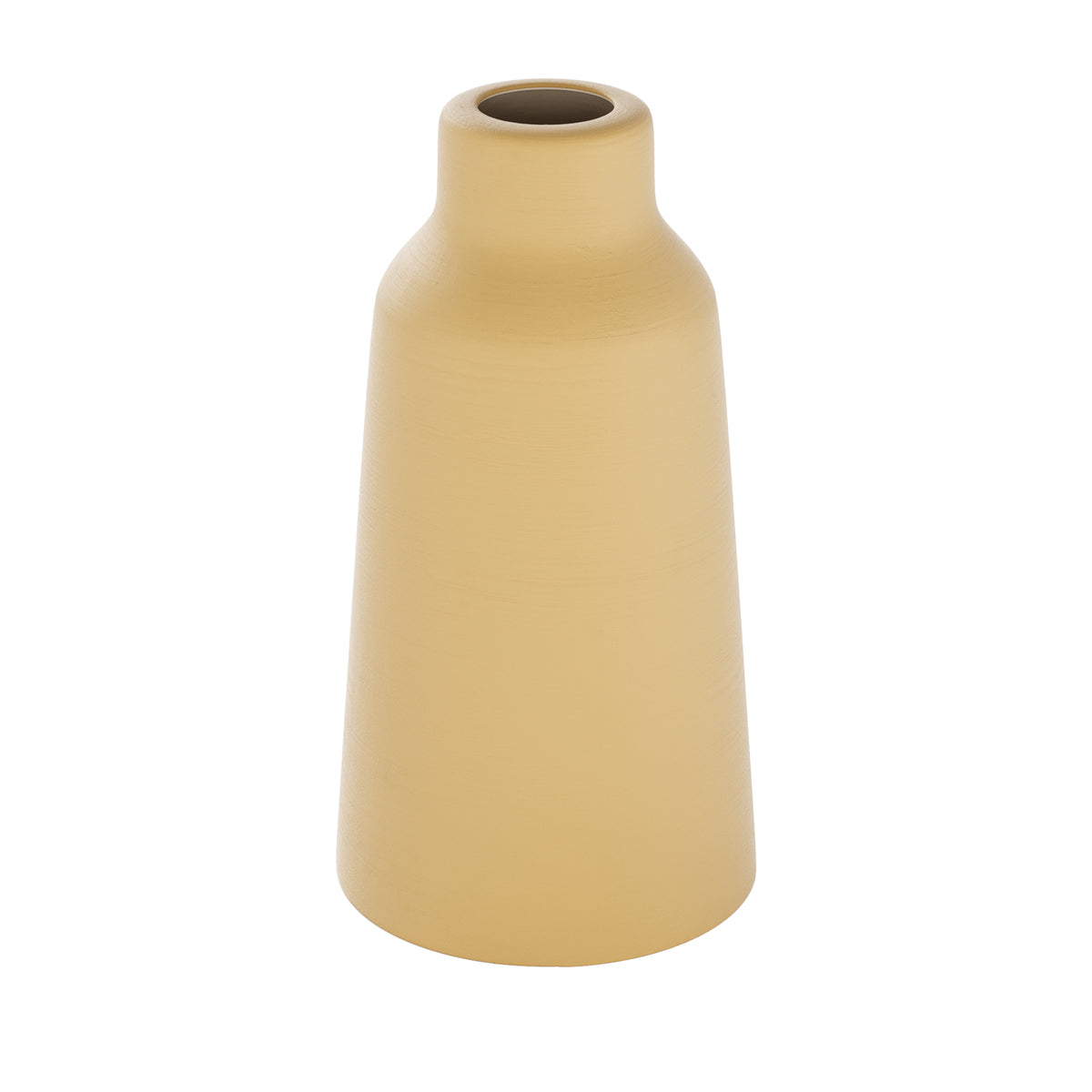 Paralume Bottiglia in ceramica per lampadario - Giallo / Bianco