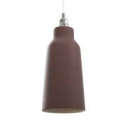 Paralume Bottiglia in ceramica per lampadario - Marrone / Bianco