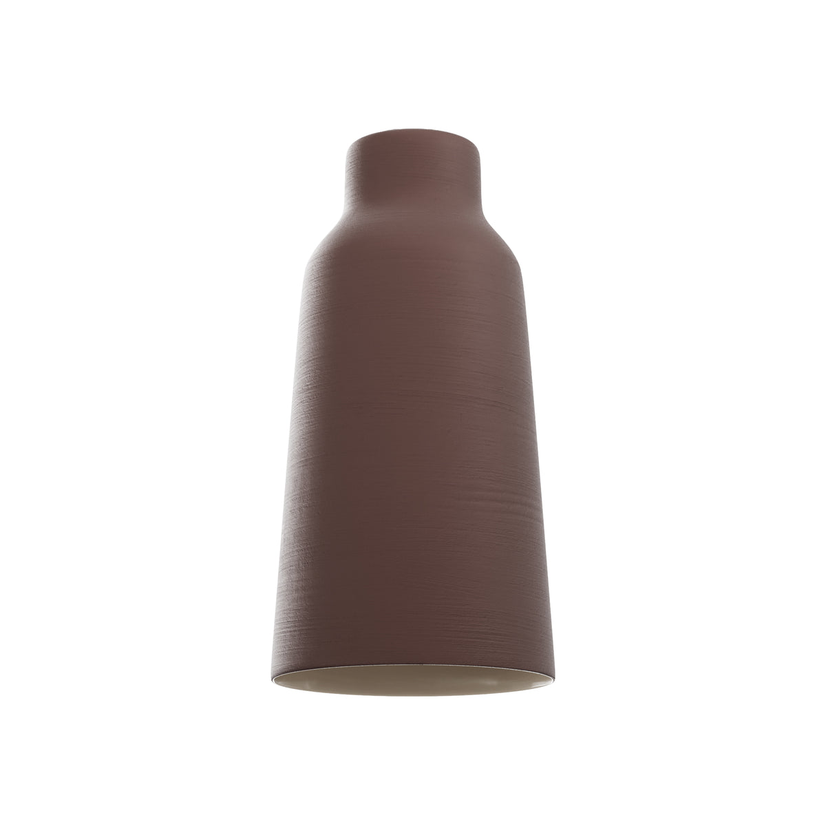 Paralume Bottiglia in ceramica per lampadario - Marrone / Bianco