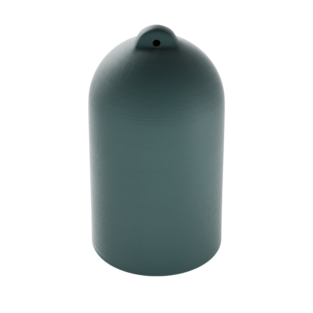 Paralume Campana XL in ceramica per lampadario - Verde / Bianco