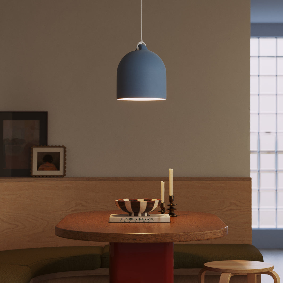 Paralume Campana M in ceramica per lampadario - Avion / Bianco
