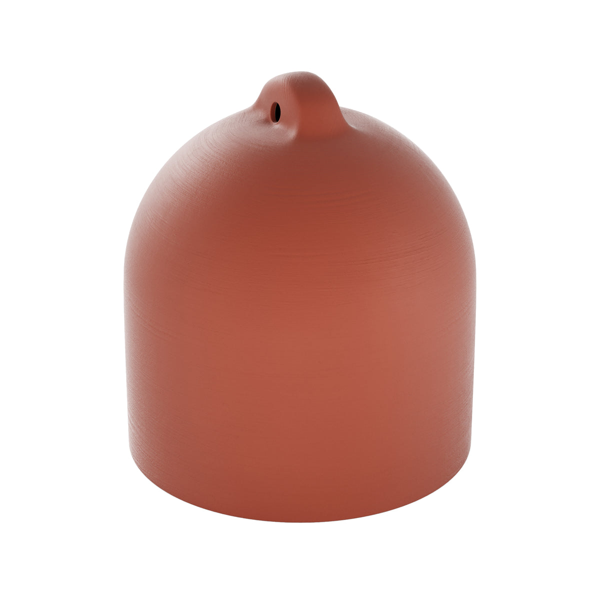 Paralume Campana M in ceramica per lampadario - Corallo / Bianco
