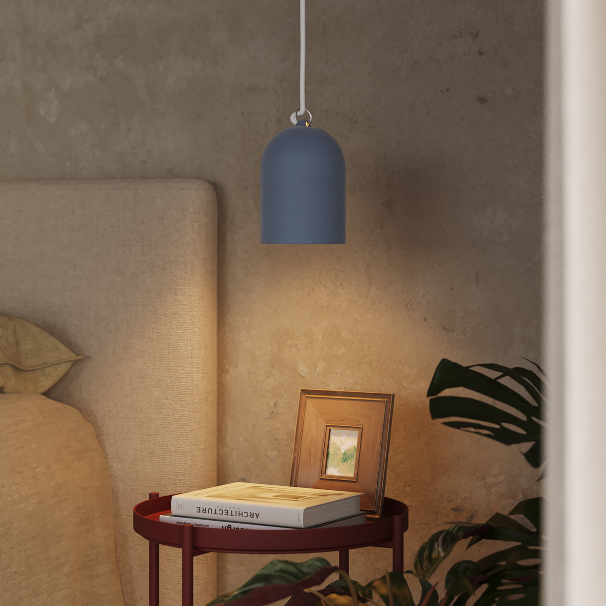 Paralume Campana XS in ceramica per lampadario - Avion / Bianco