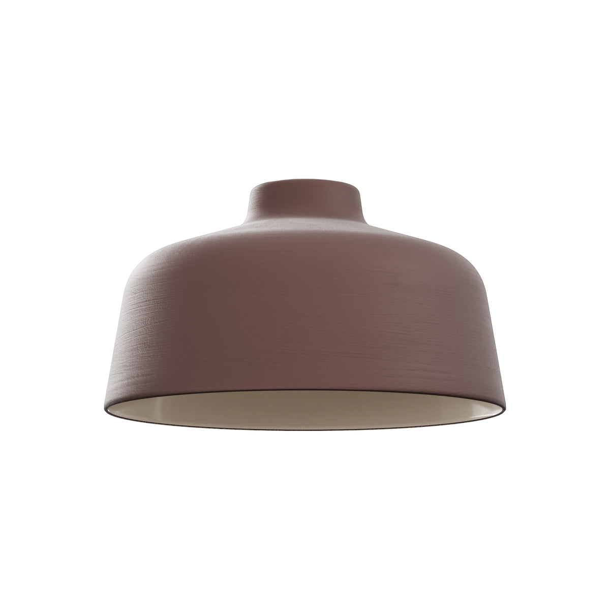 Paralume Coppa in ceramica per lampadario - Marrone / Bianco
