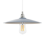 Paralume Piatto in ceramica per lampadario - Avion / Bianco