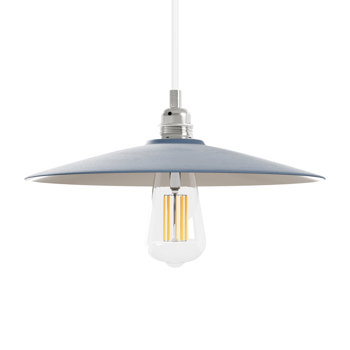 Paralume Piatto in ceramica per lampadario - Avion / Bianco