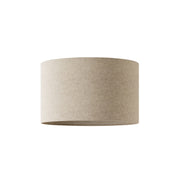 Paralume Cilindro L in tessuto con attacco E27 - Made in Italy - Lana Beige
