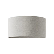 Paralume Cilindro XL in tessuto con attacco E27 - Made in Italy - Lana Grigio Chiaro