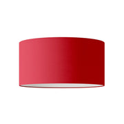 Paralume Cilindro XL in tessuto con attacco E27 - Made in Italy - Teletta Rosso