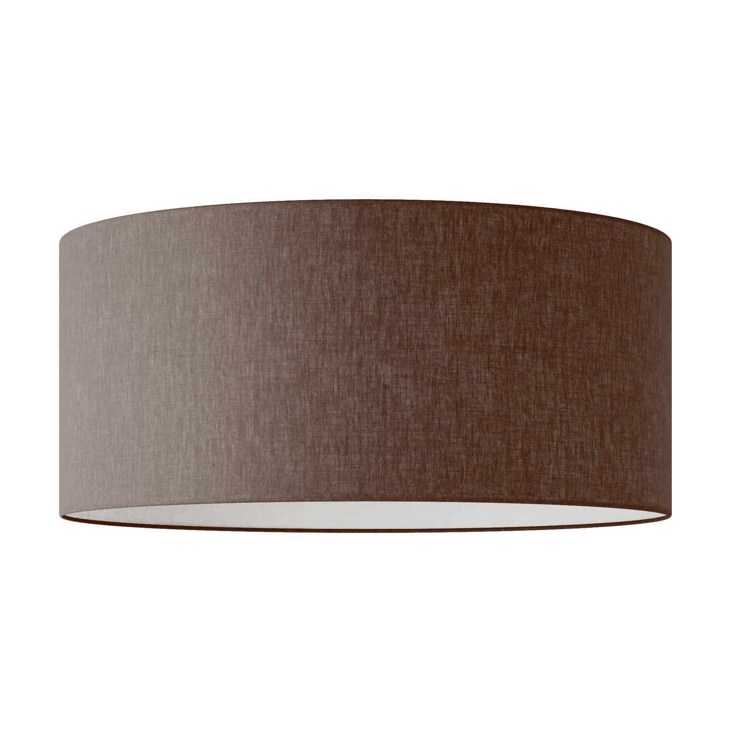 Paralume Cilindro XXL in tessuto con attacco E27 - Made in Italy - Camelot Marrone