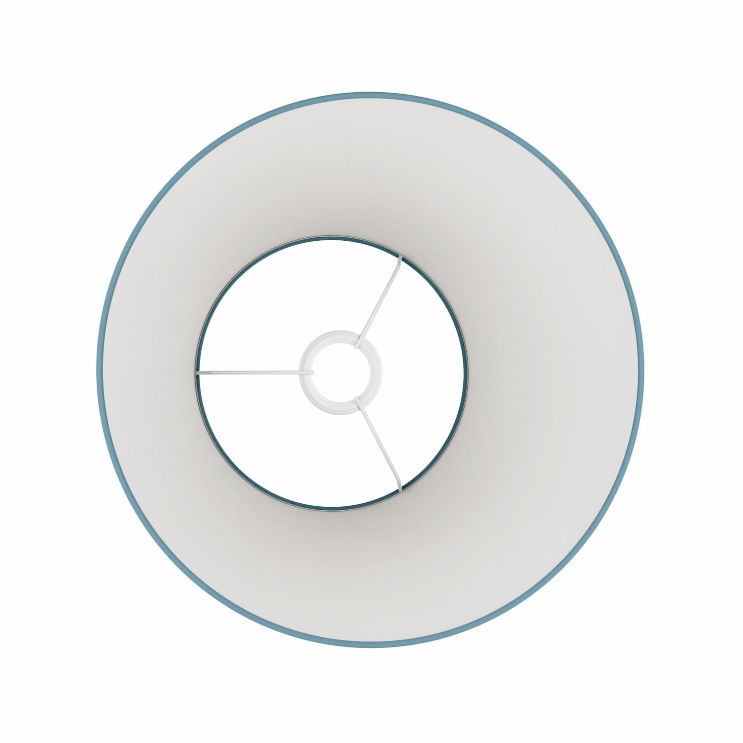Paralume Impero M per sospensione con attacco E27 - Made in Italy - Teletta Azzurro Severo