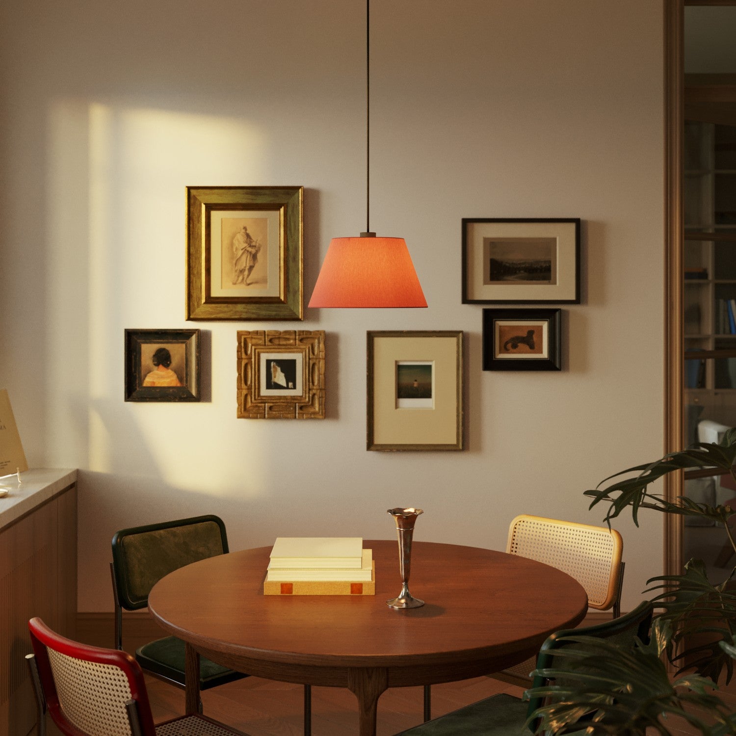 Paralume Impero M per sospensione con attacco E27 - Made in Italy - Cinette Aragosta