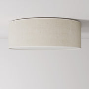 Plafoniera in tessuto Large Juta chiara - Made in Italy