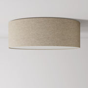 Plafoniera in tessuto Large - Made in Italy - Lana Beige