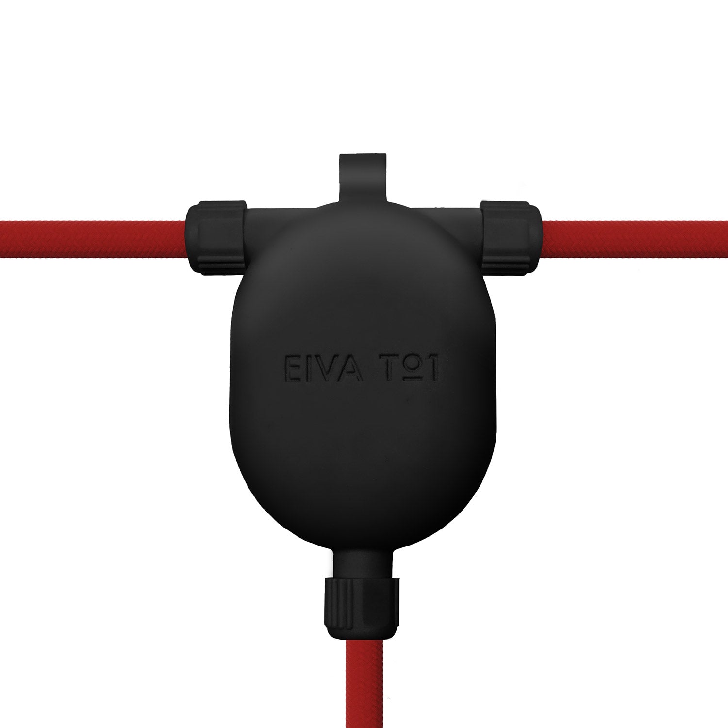 EIVA-3 Giunto a 3 vie IP65 per esterno - Sistema Modulair - Nero
