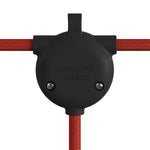 EIVA-3 Giunto 3 vie IP65 per esterno - Sistema Modulair - Nero
