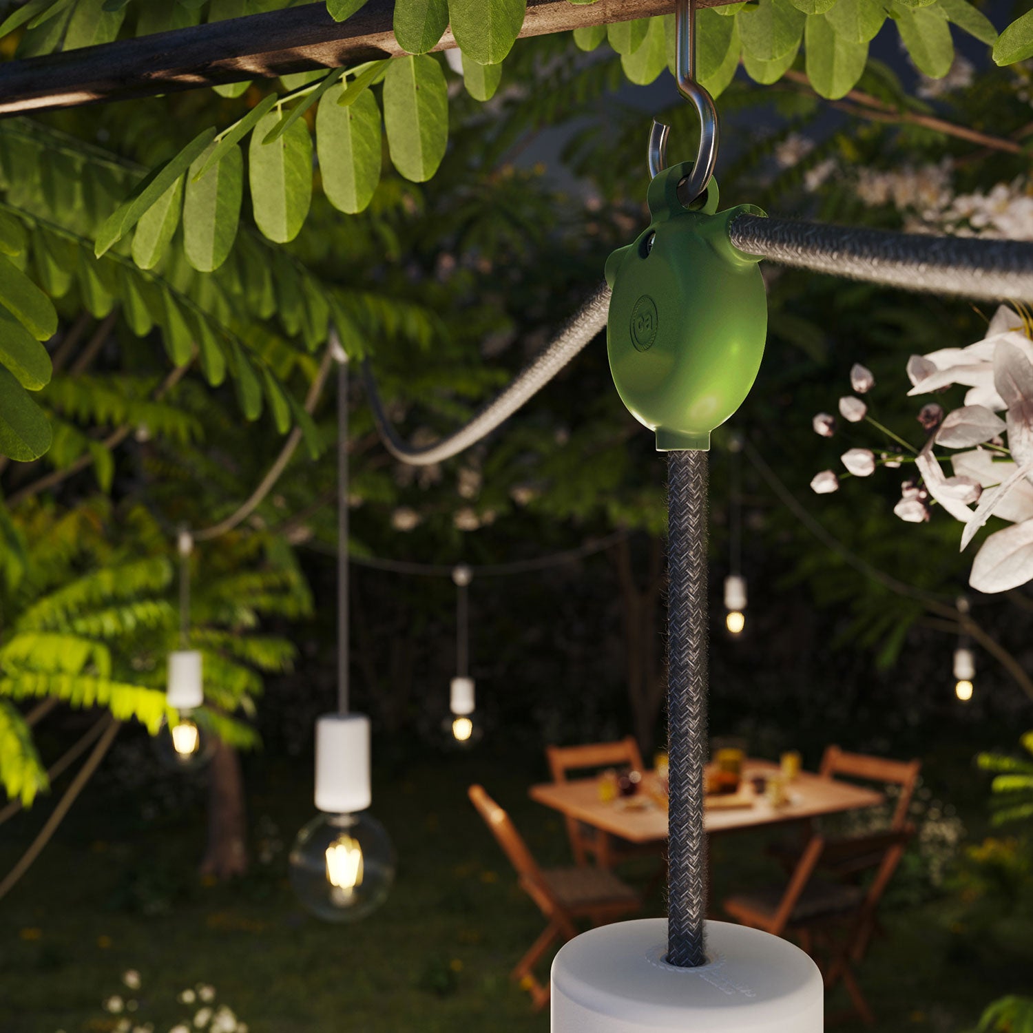 EIVA-3 Giunto 3 vie IP65 per esterno - Sistema Modulair - Verde prato