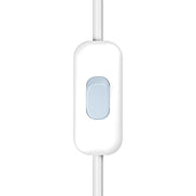 Interruttore Unipolare rompifilo Creative Switch Bianco e pulsante Blu carta da zucchero