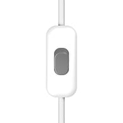 Interruttore Unipolare rompifilo Creative Switch Bianco e pulsante Titanio