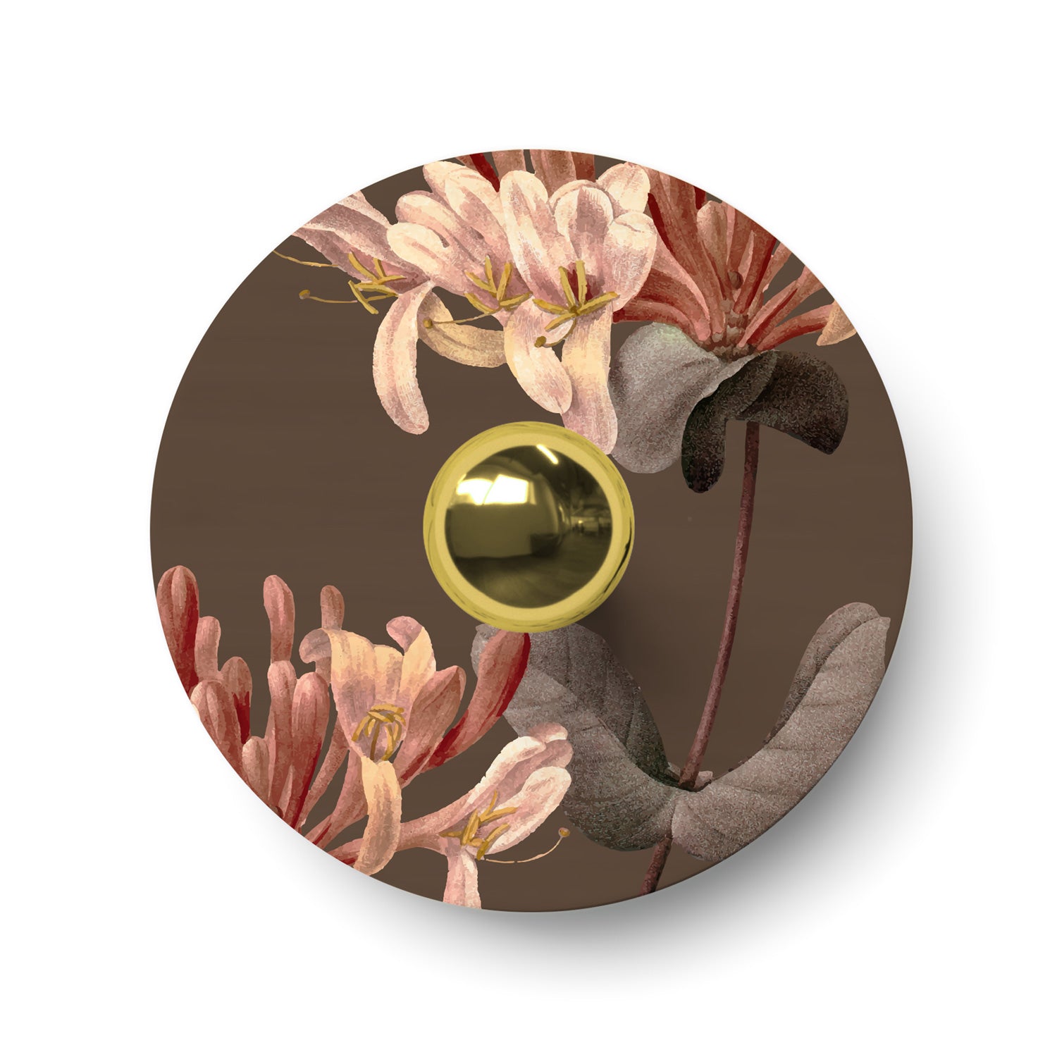 Lampada da parete o soffitto con paralume a disegni floreali 'Blossom Haven' Botanico Lonicera - Waterproof IP44