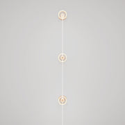 Lampada da parete Spostaluce con spina, 3 lampadine Ghost e cavo RC01