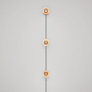 Lampada da parete Spostaluce con spina, 3 lampadine Ghost e cavo RC04