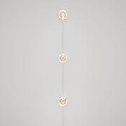 Lampada da parete Spostaluce con spina, 3 lampadine Ghost e cavo RN02