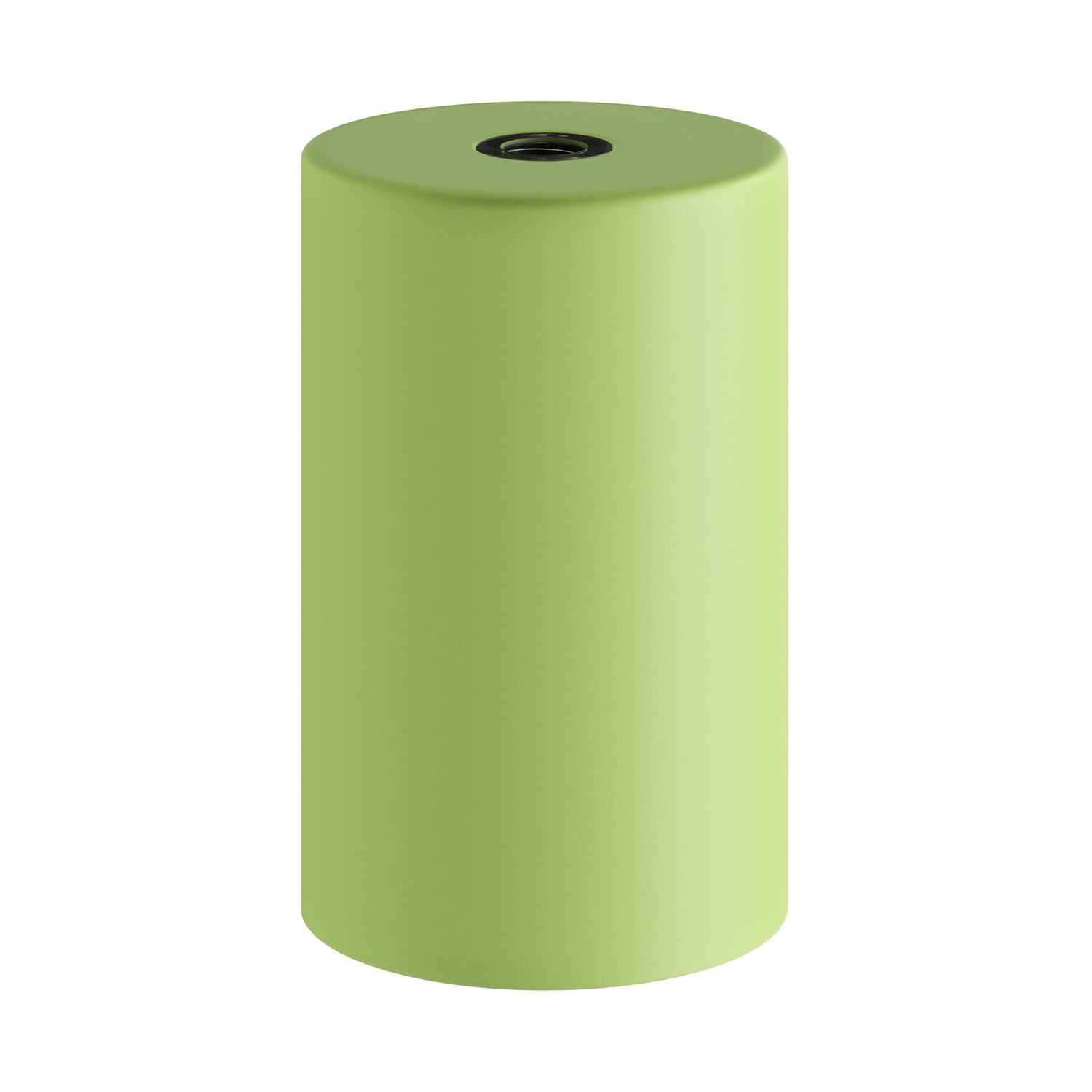 Kit portalampada E27 Pastel in metallo con serracavo nascosto - Verde prato