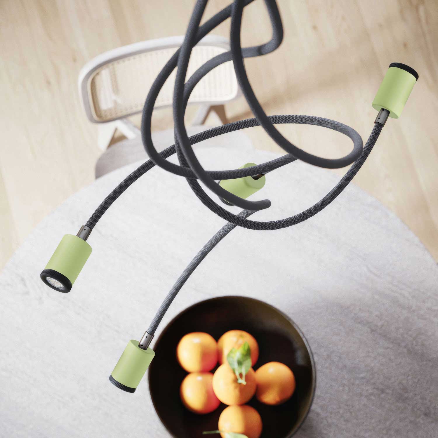 Mini faretto Spotlight LED GU1d0 - Verde prato