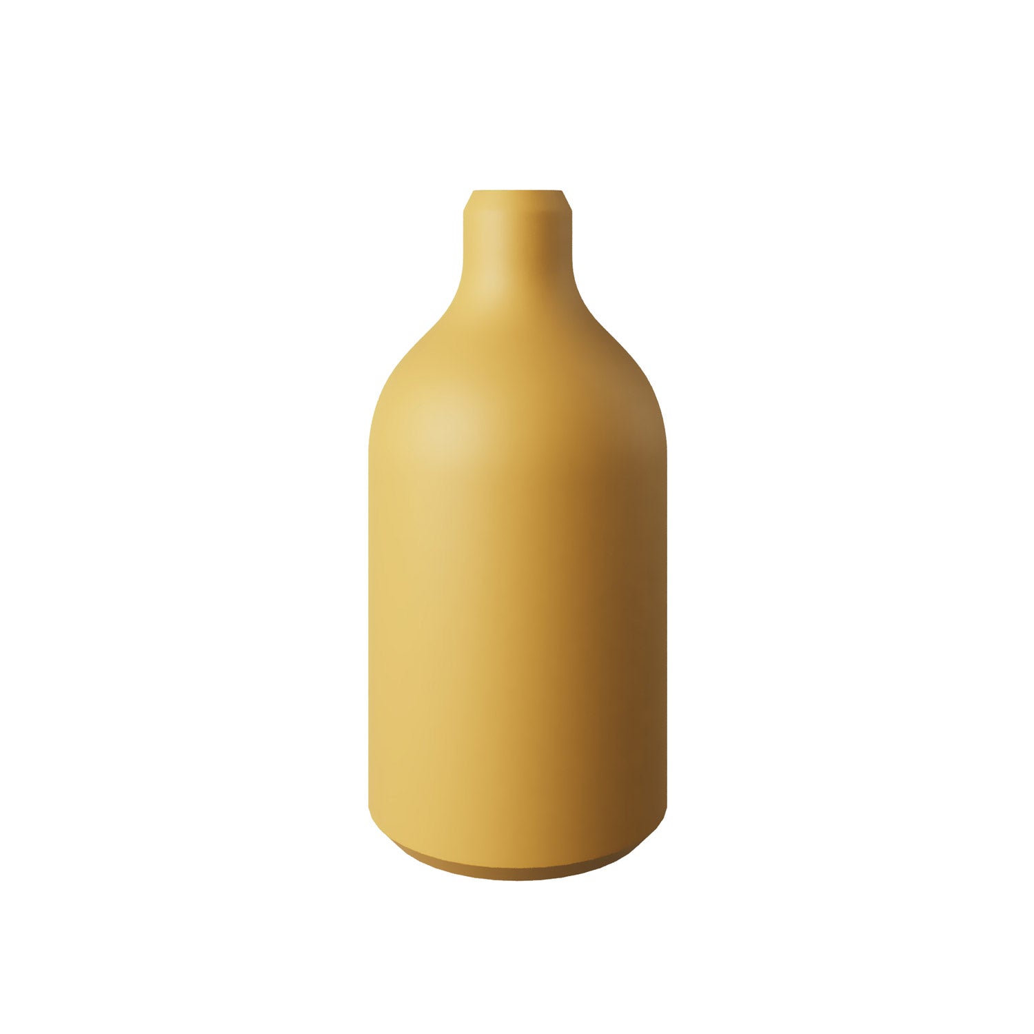 Kit portalampada E27 in silicone con serracavo nascosto - Mostarda
