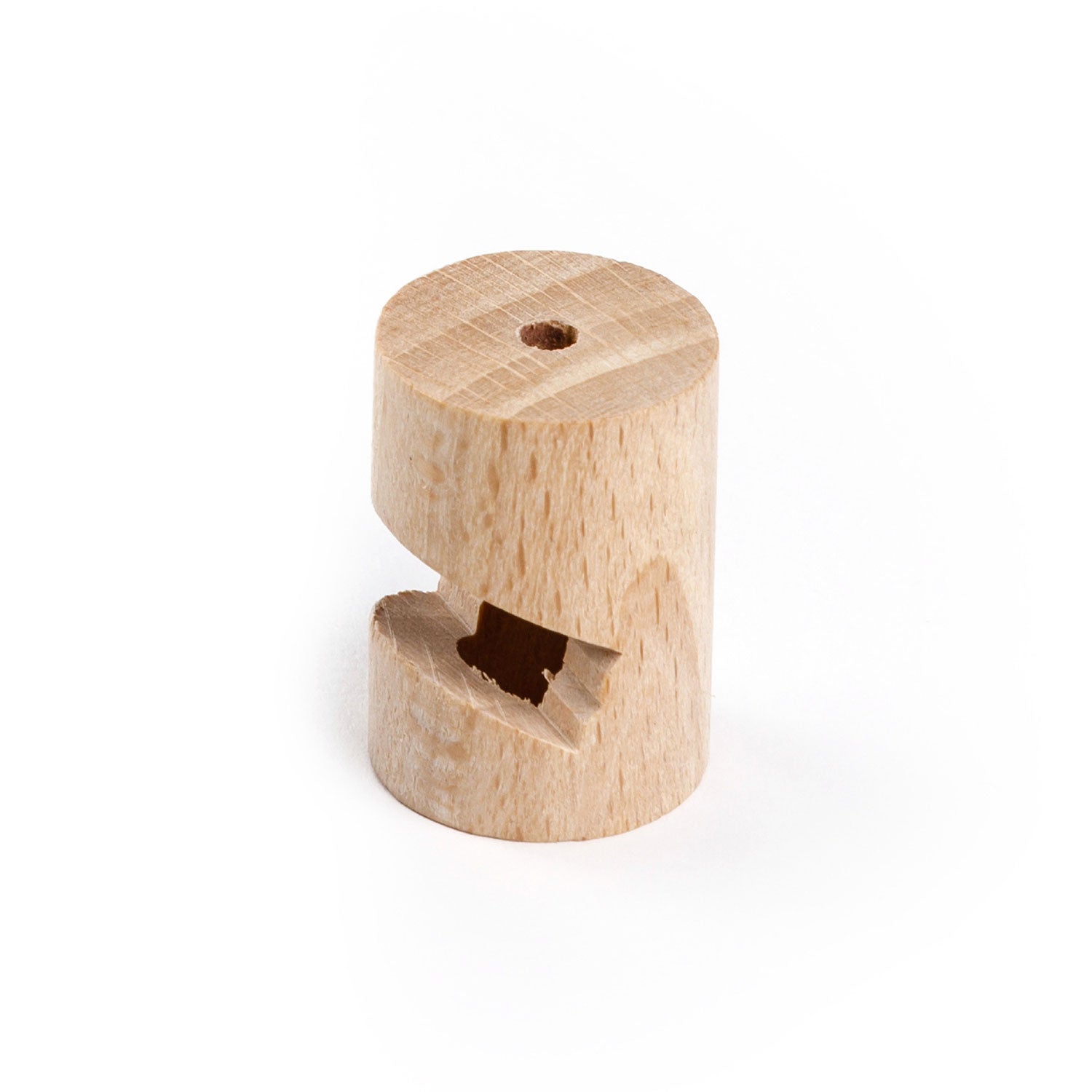 Decentratore, gancio a “V” a soffitto o parete in legno per cavo elettrico tessile - Neutro