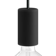 EIVA ELEGANT, kit portalampada per esterno E27 IP65 in silicone per sistema Modulair - Nero